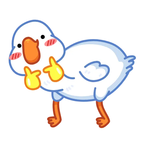 🤗 Стикер «Гусь» для Telegram