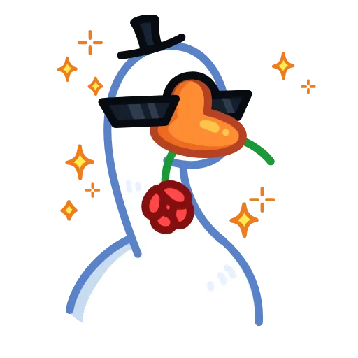 😎 Стикер «Гусь» для Telegram