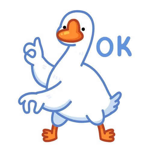 👌 Стикер «Гусь» для Telegram