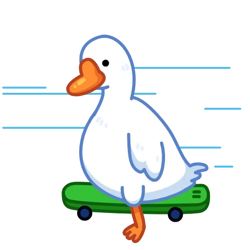 🛹 Стикер «Гусь» для Telegram