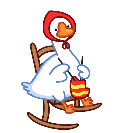 👵 Стикер «Goose» для Telegram