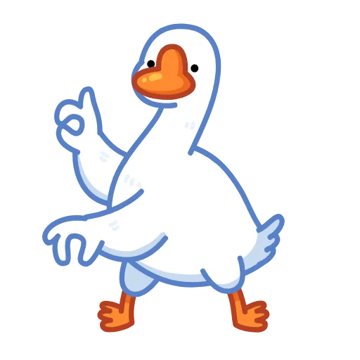 🕺 Стикер «Goose» для Telegram