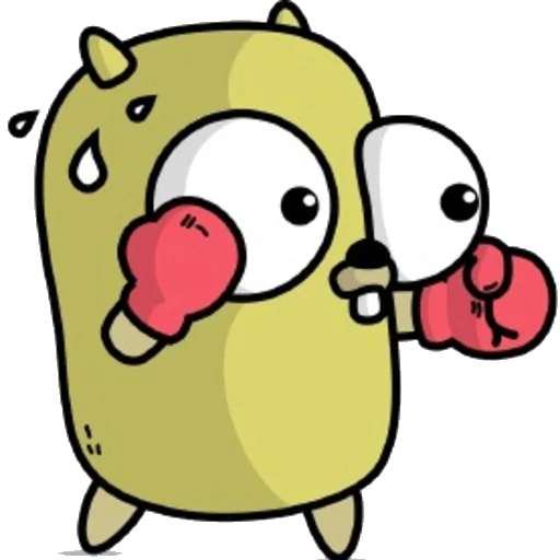🥊 Стикер «Gopher» для Telegram