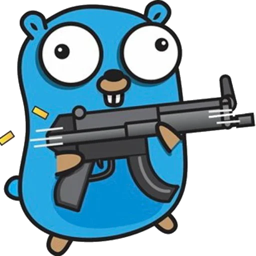 🔫 Стикер «Gopher» для Telegram