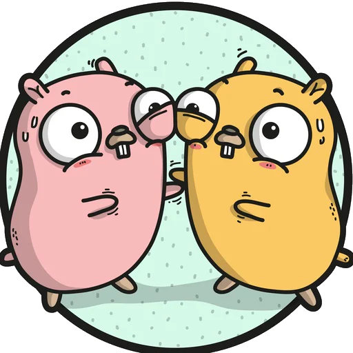 👫 Стикер «Gopher» для Telegram