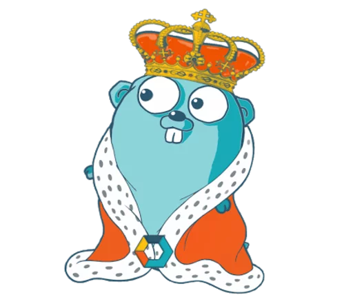 👑 Стикер «Gophers» для Telegram