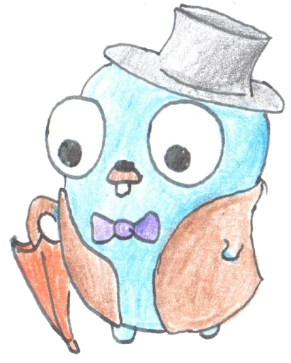 🌂 Стикер «Gophers» для Telegram