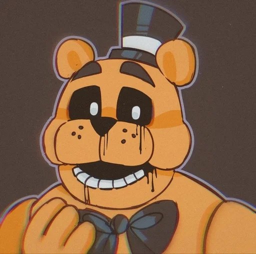 🌟 Стикер «Golden Freddy» для Telegram