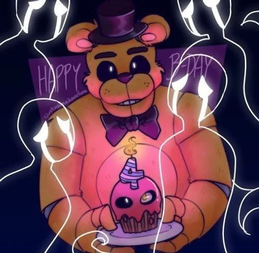 🌟 Стикер «Golden Freddy» для Telegram