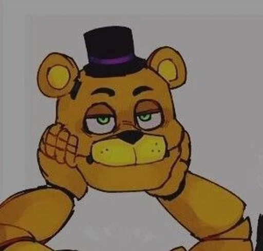 🌟 Стикер «Golden Freddy» для Telegram