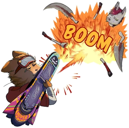 🖼 Стикер «Gori Cuddly Carnage» для Telegram
