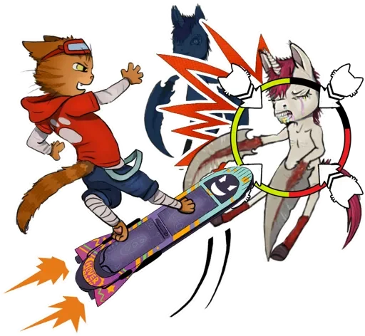 🖼 Стикер «Gori Cuddly Carnage» для Telegram