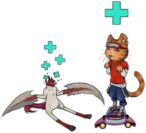 🖼 Стикер «Gori Cuddly Carnage» для Telegram