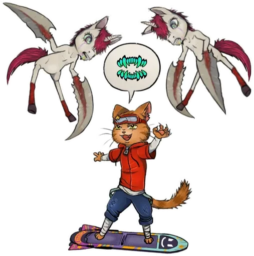 🖼 Стикер «Gori Cuddly Carnage» для Telegram