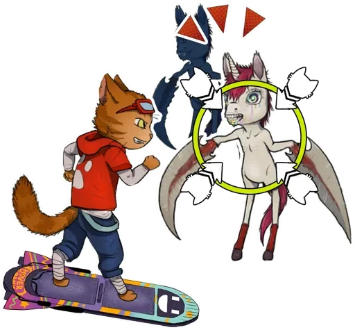 🖼 Стикер «Gori Cuddly Carnage» для Telegram