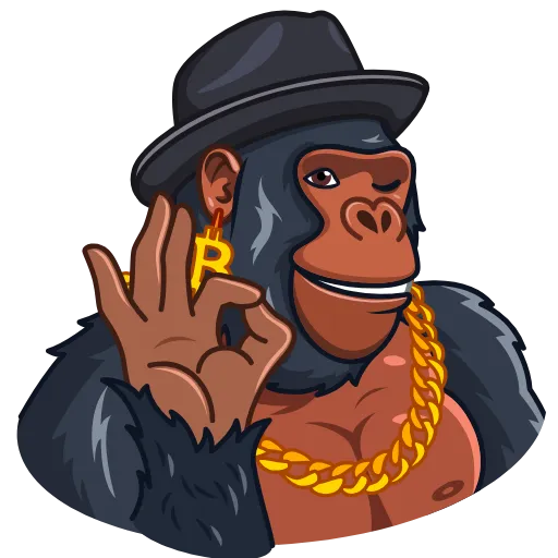 👌 Стикер «Gorilla» для Telegram