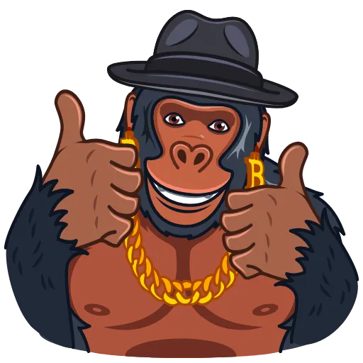 👍 Стикер «Gorilla» для Telegram