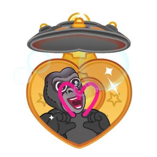 ♥️ Стикер «Gorilla Case» для Telegram