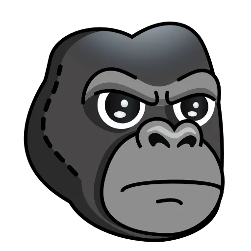 😡 Стикер «Gorilla Case» для Telegram