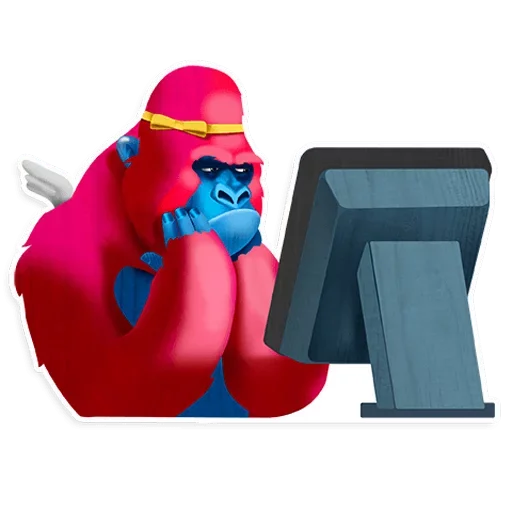 😡 Стикер «Gorilla» для Telegram