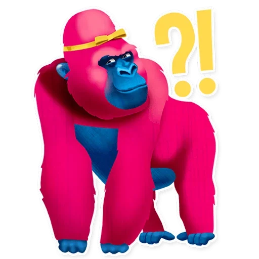 😶 Стикер «Gorilla» для Telegram