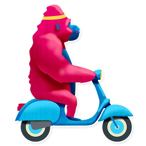 🙁 Стикер «Gorilla» для Telegram
