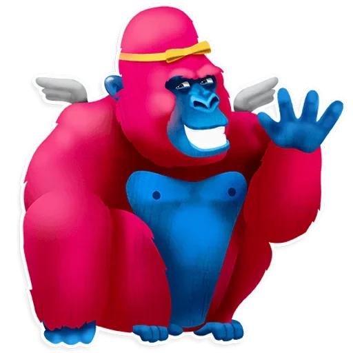 Стикерпак Gorilla для Telegram