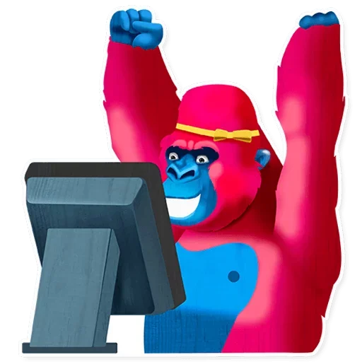 😖 Стикер «Gorilla» для Telegram