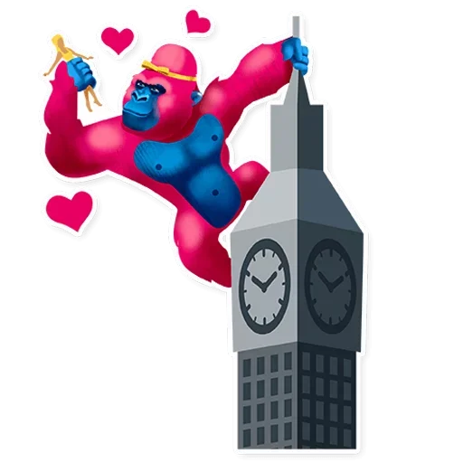 🙁 Стикер «Gorilla» для Telegram
