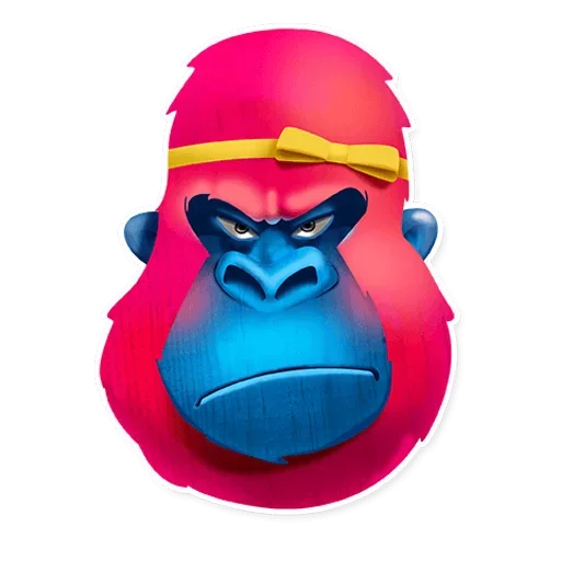 ☹️ Стикер «Gorilla» для Telegram