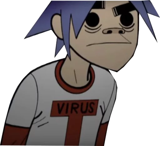 😐 Стикер «Gorillaz Pack» для Telegram