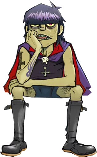 👀 Стикер «Gorillaz Pack» для Telegram