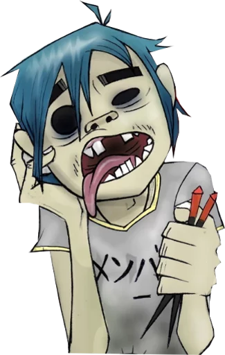 👎 Стикер «Gorillaz Pack» для Telegram