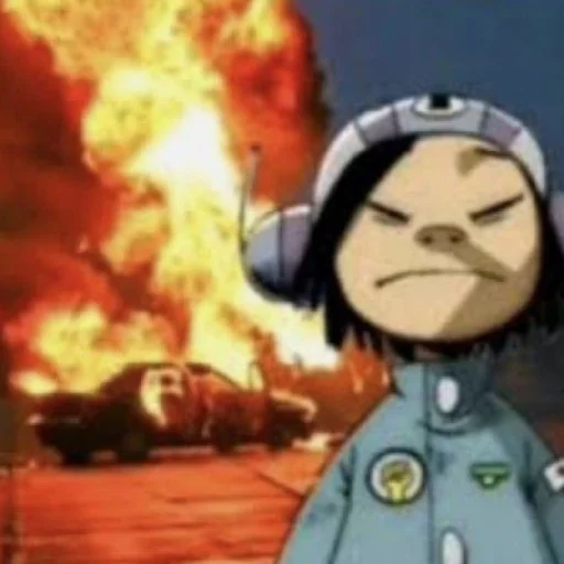 😐 Стикер «GORILLAZ» для Telegram