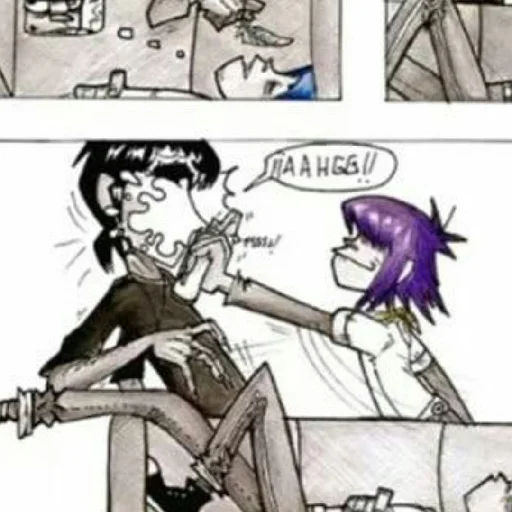 😉 Стикер «GORILLAZ» для Telegram