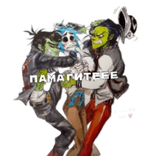 🤥 Стикер «GORILLAZ» для Telegram
