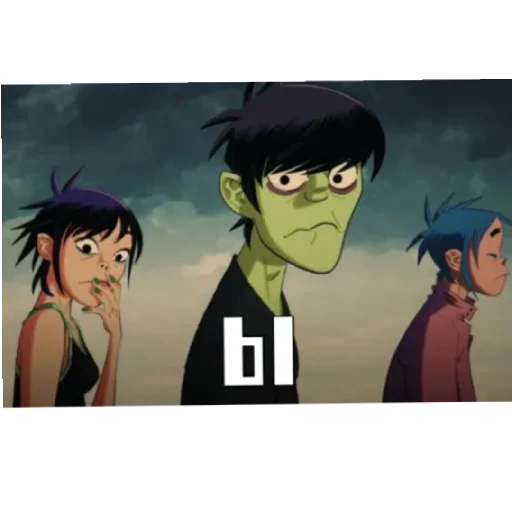 😵 Стикер «GORILLAZ» для Telegram