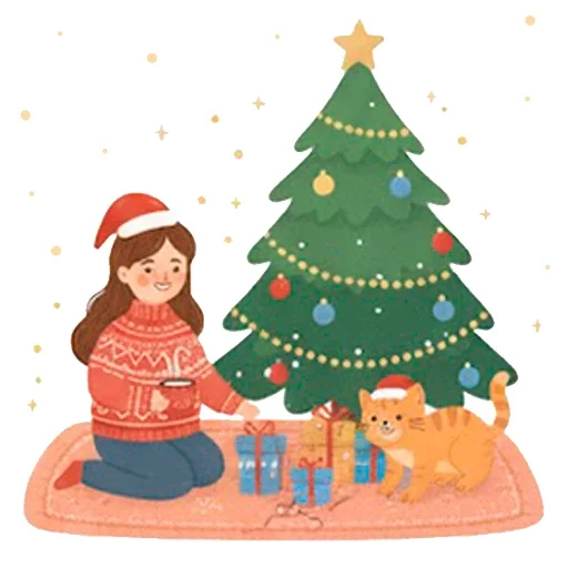 ❄️ Стикер «Гори ясно 2026» для Telegram