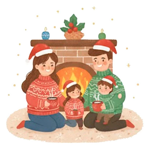 ❄️ Стикер «Гори ясно 2026» для Telegram