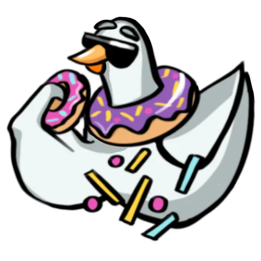 🍩 Стикер «Крутыш Гоша» для Telegram