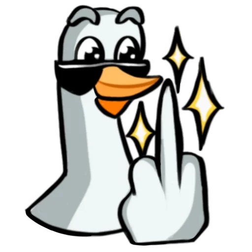 🖕 Стикер «Крутыш Гоша» для Telegram