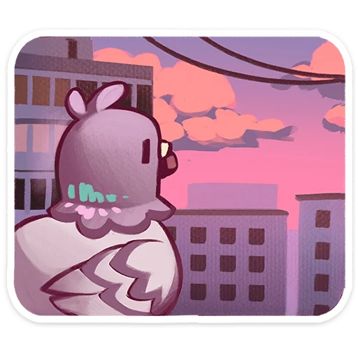 🌟 Стикер «Голубь Гоша» для Telegram