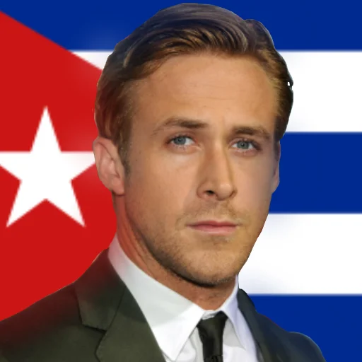 🇨🇺 Стикер «Гослинг и базированные страны» для Telegram