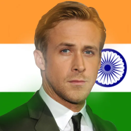 🇮🇳 Стикер «Гослинг и базированные страны» для Telegram
