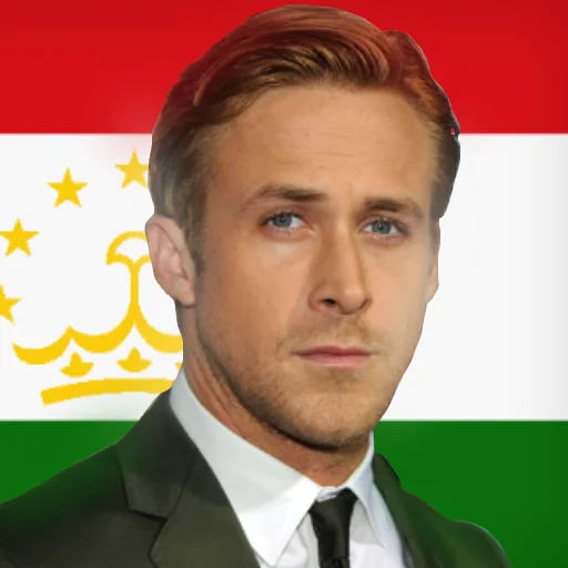🇹🇯 Стикер «Гослинг и базированные страны» для Telegram