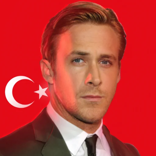 🇹🇷 Стикер «Гослинг и базированные страны» для Telegram