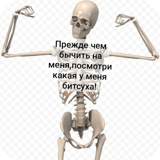 🧸 Стикер «Господа скелеты» для Telegram