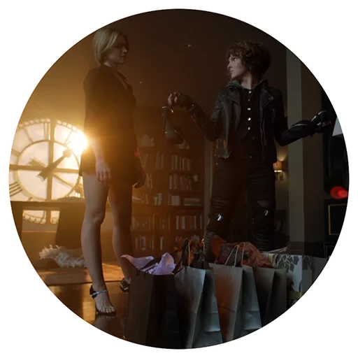 👠 Стикер «Gotham. Barbara Kean» для Telegram