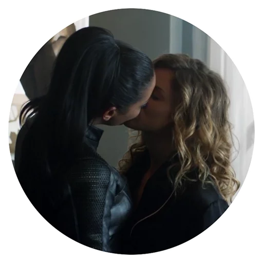 👩‍❤️‍💋‍👩 Стикер «Gotham. Barbara Kean» для Telegram