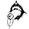 Стикер 17 🩸🌙🪦✝️⚰️🧃👁🌙💀✨